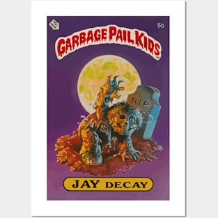 Garbage Pail Kids - Jay Decay - vector Posters and Art